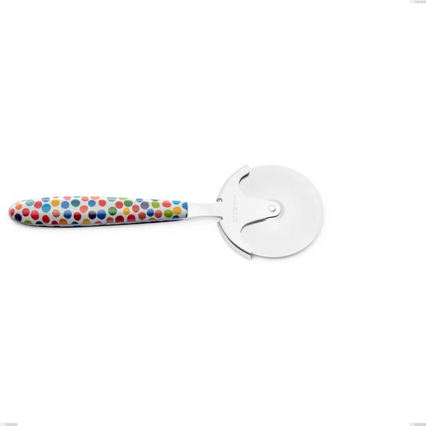 Vero Coriandoli Pizza Cutter Wheel, 18.0 Nickel Free Steel, PBT Handle with Polished Steel, Length 190.00 mm