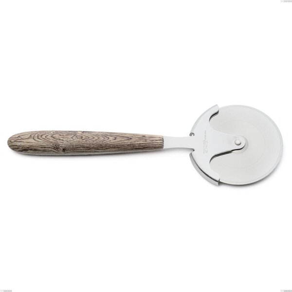 Genuine Larch Pizza Cutter, Nickel-Free 18.0 Steel, Sublimated PBT Handle with Polished Steel, Length 200 mm Name: Vero Larice