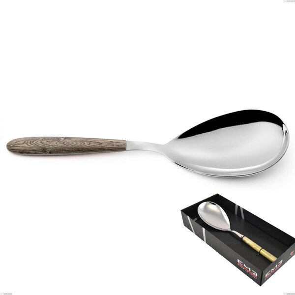 Single Pack Display Cutlery 1 Piece Vero Larice Rice Scoop, 18.0 Nickel Free Steel, Sublimated PBT Handle with Polished Steel