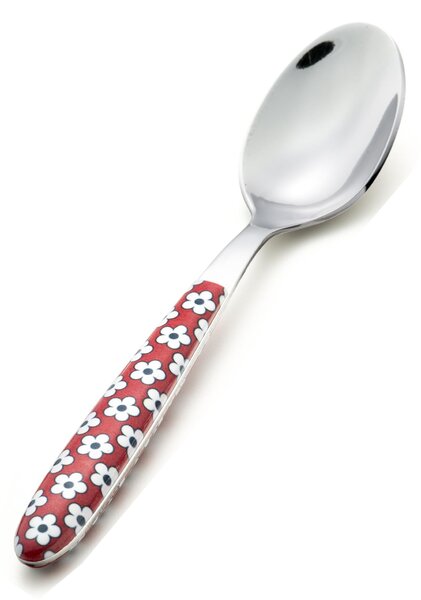Coloured Table Spoon 1 Piece VERO MARGARITA Red 11 18/C