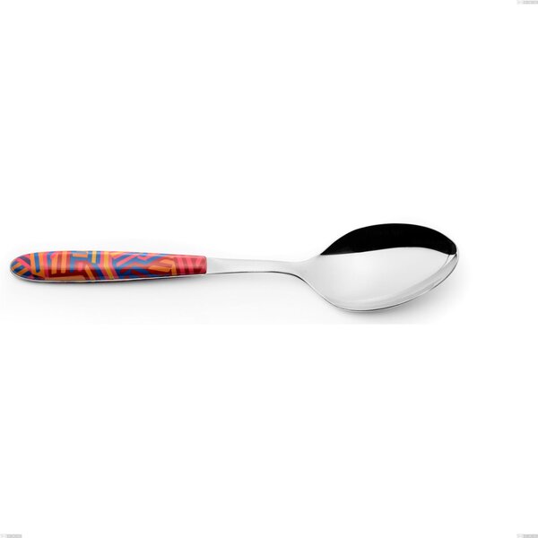 Vero Linear Serving Spoon, 18.0 Nickel Free Stainless Steel, PBT Sublimated Polished Steel Handle, Length 250 mm
