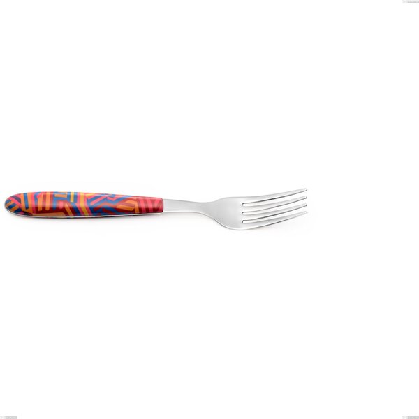 Vero Linear dining fork, 18.0 nickel-free stainless steel, PBT handle with polished steel sublimation, length 205 mm