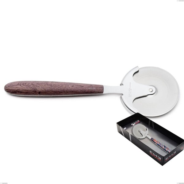 Showcase Box with Vero Noce Pizza Cutter Wheel, 18.0 Nickel-Free Steel, Sublimated PBT Handle with Polished Steel