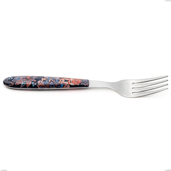 Beijing True Table Fork, 18.0 Steel, PBT Handle with Sublimated Polished Steel, Length 190 mm, Name: Vero Pechino