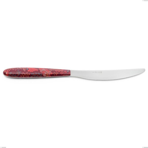 Vero Samarcanda Table Knife, 18.0 Nickel Free Steel, PBT Sublimated Polished Steel Handle, Length 220 mm