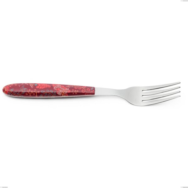 Samarcanda Vero Table Fork, 18.0 Nickel Free Stainless Steel, Sublimated PBT Handle with Polished Steel, Length 190 mm