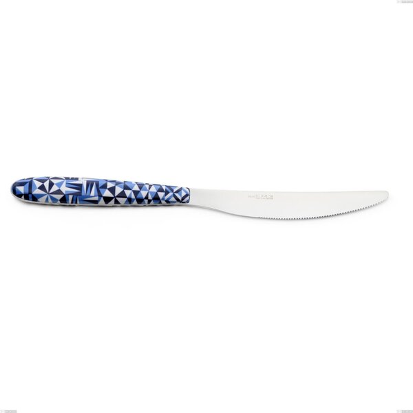 Vero Triangle table knife, 18.0 nickel-free steel, PBT handle with polished steel sublimation, length 220 mm