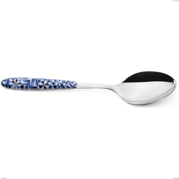Vero Triangle serving spoon, 18.0 nickel-free stainless steel, PBT sublimated polished steel handle, length 250 mm