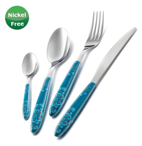 Vero Trinacria Verde 31 Table Setting Pack, Stainless Steel 18/0 Cutlery