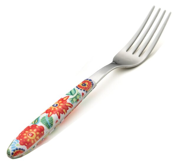 Coloured Cutlery Set 4 Pieces VERO Tropical Red 1 Table Setting 18/C
