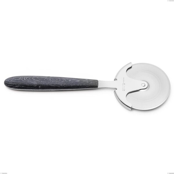 Vero Wenge Pizza Cutter Wheel, 18.0 Nickel-Free Steel, PBT Handle with Polished Steel Sublimation, Length 200 mm