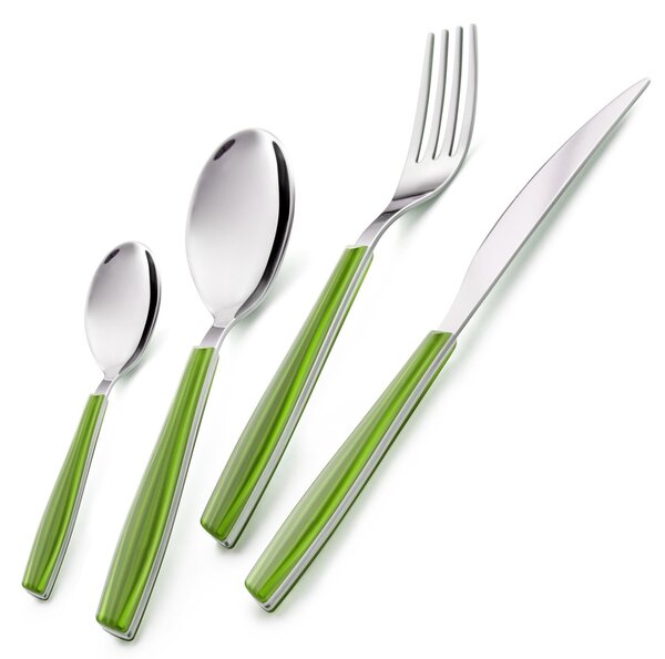 Wave 24-piece Cutlery Set in Display Case, 18/C (AISI430), 2 mm Thickness