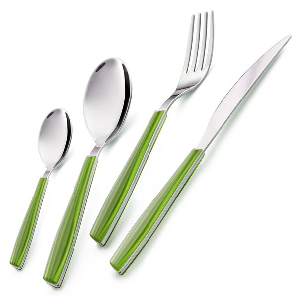 Wave 3 Place Settings Cutlery Set, 18/C (AISI430), 2 mm Thickness