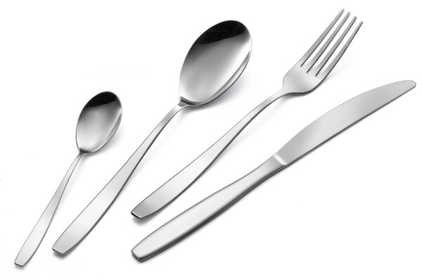 Wind 16-Piece Cutlery Set in Display Case, Economical Knife, 18/0 Stainless Steel Nickel Free, 2 mm Thickness