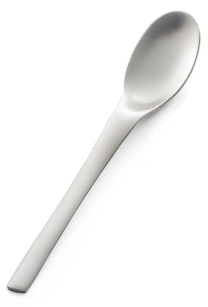 JOY Sandblasted Coffee Spoon in 18/10 Stainless Steel (AISI 304) length 142 mm, thickness 2.0 mm, sandblasted finish dishwasher safe