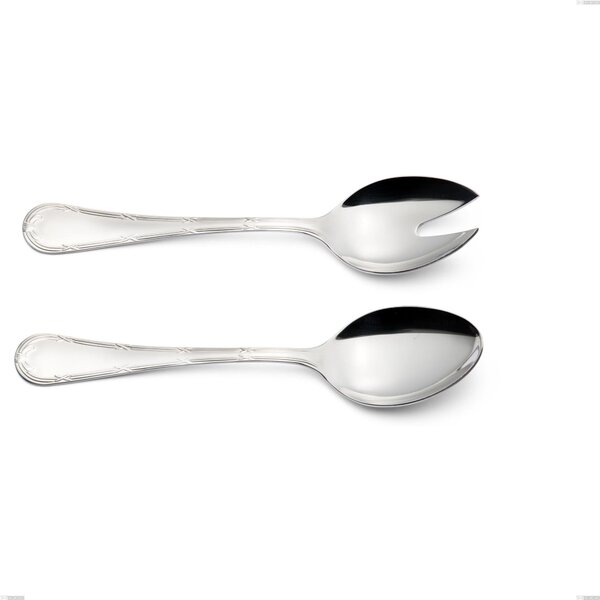 Luigi XVI Salad Cutlery Pair, Stainless Steel 18.10 (AISI304), Thickness 3.00 mm, Length 233 mm