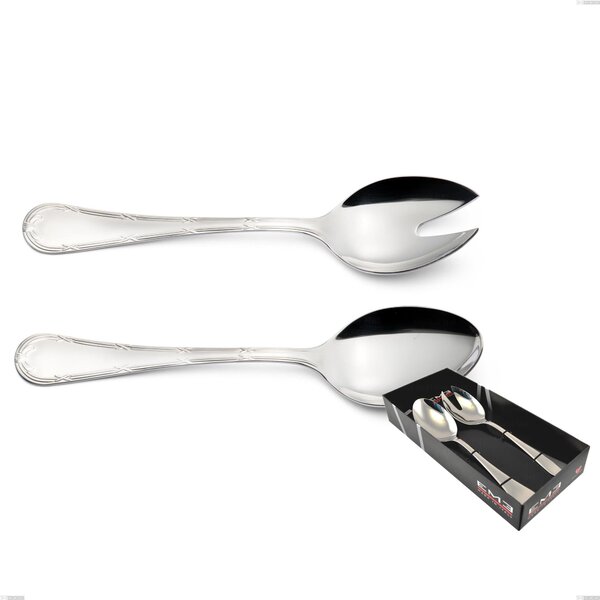Luigi XVI 2-piece salad set in display box, Stainless Steel 18.10 (AISI304), thickness 3.00 mm