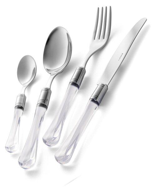 Sapphire Pala Torta in Display Box, (18.10 AISI304 Steel), Methacrylate Handle Name: Zaffiro