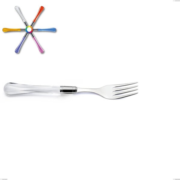 Sapphire Table Fork in 18.10 AISI304 Stainless Steel with Acrylic Handle Dishwasher Safe