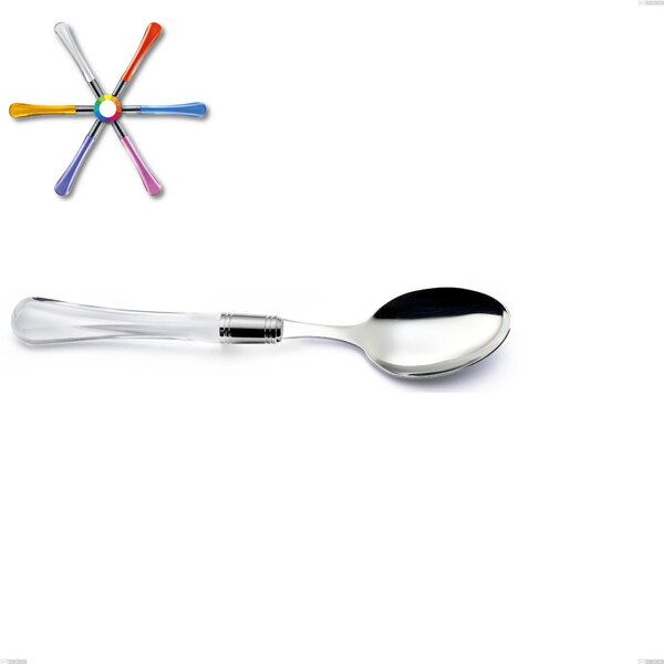 Sapphire Table Spoon in 18.10 AISI304 Stainless Steel with Acrylic Handle Dishwasher Safe Name: Zaffiro