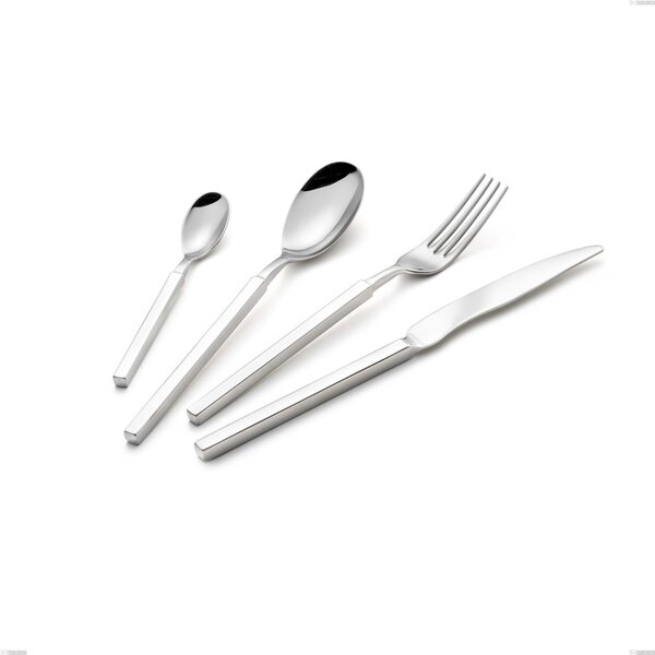 Zeus Inox Serving Fork, Polished Forged Stainless Steel 18/10 (AISI 304) - length 240 mm