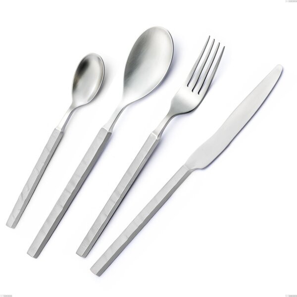 Zeus ICE Coffee Spoon, 18/10 Hammered Sandblasted Forged Stainless Steel, 4 mm Thickness, 140 mm Length, Forged Name: Zeus ICE