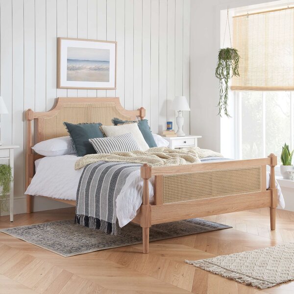 Geneva Bed Frame, Oak Oak