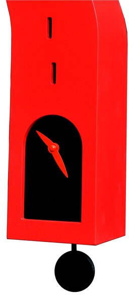 Cuckoo Clock with Pendulum Stortolo 15x10xh57 cm Lacquered Case, Solid Beech Turned Cone