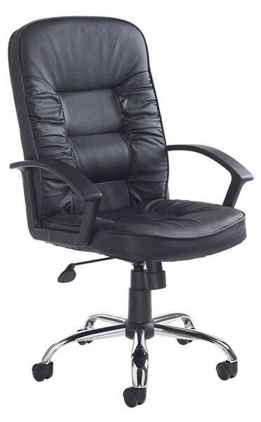 Mcall Black Faux Leather Executive Office Chair