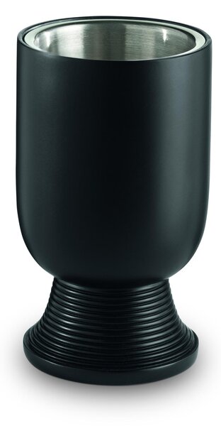 4-Piece Black Resin Bathroom Set - MISO Soap Dish, Tumbler, Dispenser and Toilet Brush Holder