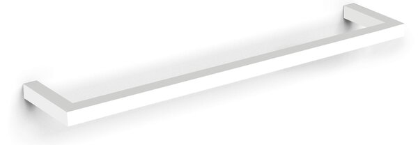 XONY 304 Stainless Steel Towel Bar Large Size for Washbasin 60x9xh1.5 cm Matte White Finish Made in Italy