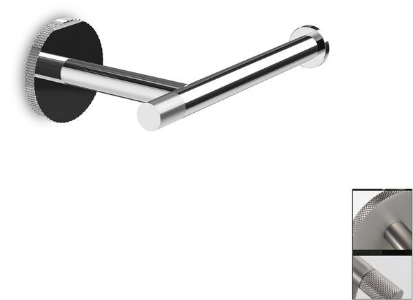 Toilet Roll Holder TEXTURE Dimensions 14.8x9.5xh4.6 cm Style Polished Stainless Steel Contemporary Industrial Style Name: texture