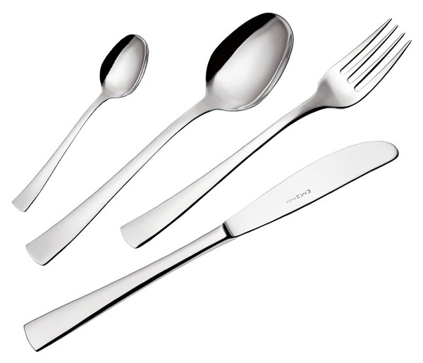 ALFA 24 Pieces Cutlery Set Stainless Steel 18/10 AISI304 Mirror Polished 2 mm