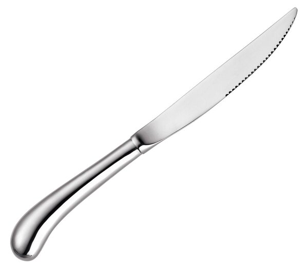 Hollow Handle Steak Knives Set of 6 Made of 1810 Mirror Polished Stainless Steel, in Gift Packaging