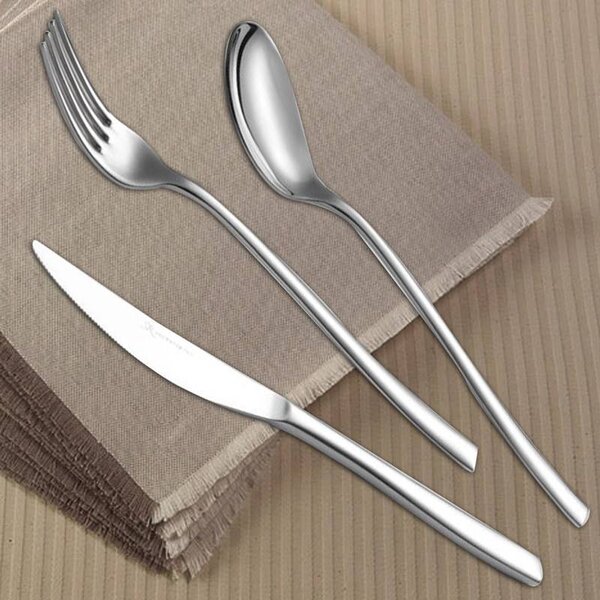 CELINE 24 Piece Cutlery Set Stainless Steel 18/10 Polished Finish 4.5 mm Thickness in EME Box