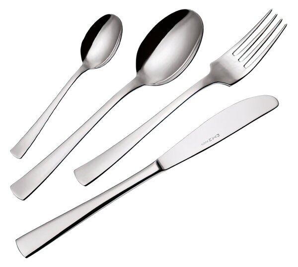 DORAM 4 Piece Cutlery Set Stainless Steel 18.10 Mirror Polished 2.5 mm