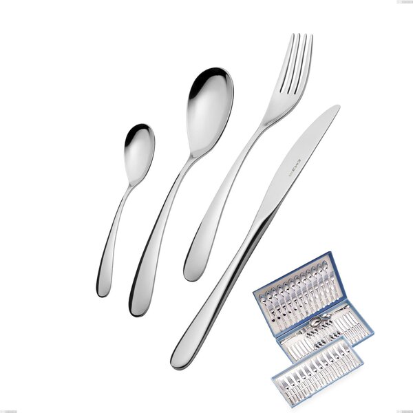 HOTEL 75-piece Stainless Steel Cutlery Set 18/10 Polished Thickness 2.5 mm in Gift Case EME