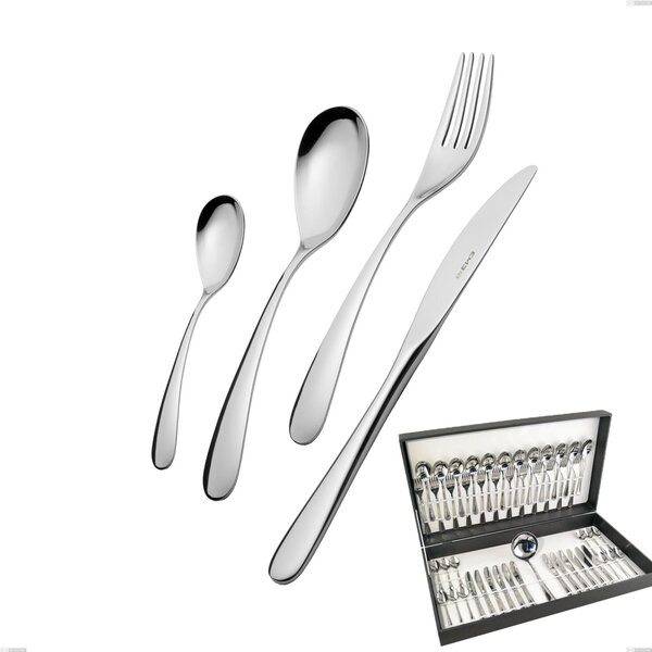HOTEL 49-piece Stainless Steel 18/10 Polished 2.5 mm Thickness Cutlery Set in Gift Case EME