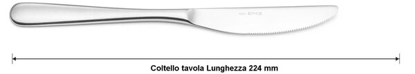 HOTEL 24 Piece Stainless Steel 1810 Polished 2.5mm Thickness Cutlery Set in Gift Case EME