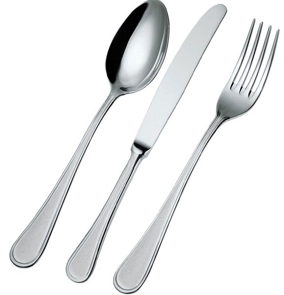 EMPEROR SAND-BLASTED Cutlery Set 24 Pieces Stainless Steel 18/10 Sand-Blasted Thickness 2.5 mm in Gift Case EME