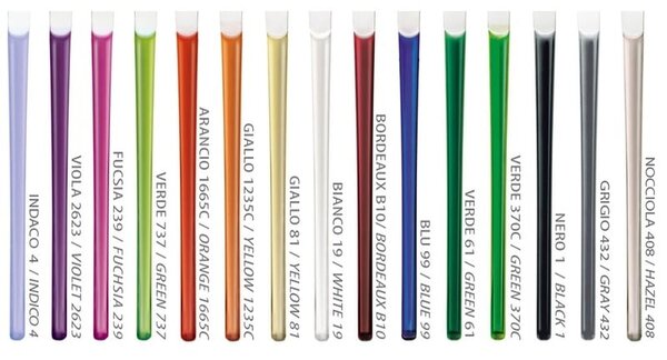 Colourful Cutlery Set 4 Pieces LOTO 1 Knife 1 Fork 1 Spoon 1 Coffee Spoon in Stainless Steel 18/10
