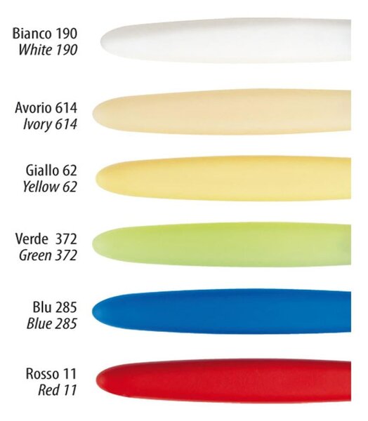 Colourful Cutlery Set 4 Pieces LIGHT 1 Knife 1 Fork 1 Spoon 1 Coffee Spoon in Steel posate colorate