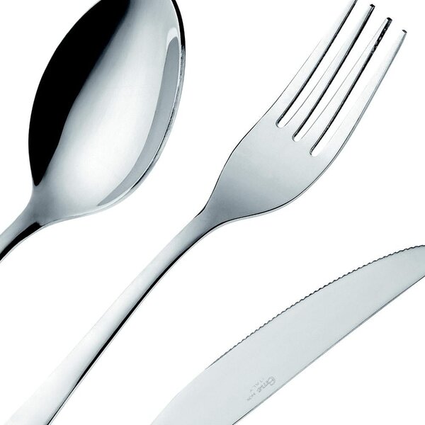 Cutlery set 1.8 mm SEGNO 1 Knife 1 Fork 1 Spoon 1 Coffee Spoon in 18.10 Polished Stainless Steel