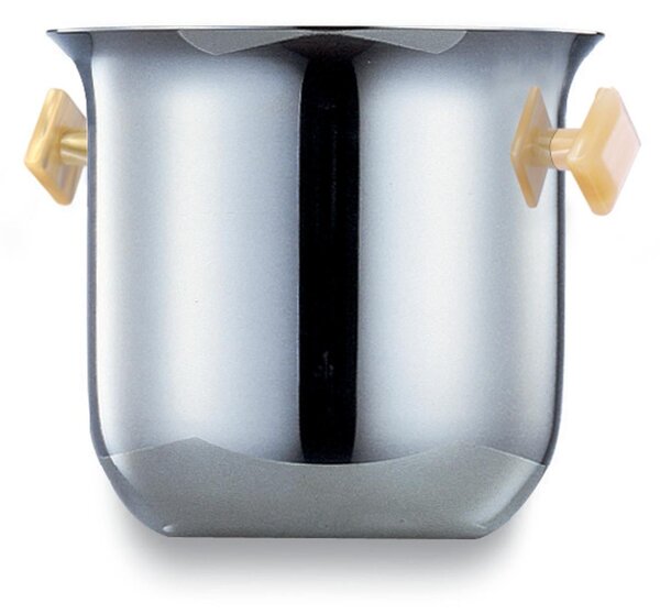 Seville Small Ice Bucket �11xh12 in Polished Stainless Steel with Coloured Handles