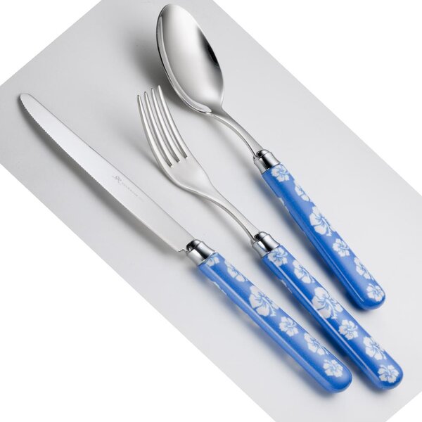 TIARRE' Colourful Cutlery Set 1 Knife 1 Fork 1 Spoon 1 Coffee Spoon in Stainless Steel 18/10