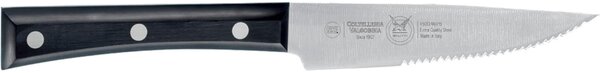 12 cm Wide Serrated Blade Steak Knife, Black, Paperstone Handle Perfect for Thick Meats and Steaks