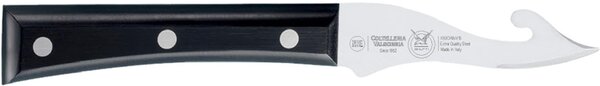 Stainless Steel Oyster Knife 9 cm with Paperstone Handle, Black Colour - Paperstone