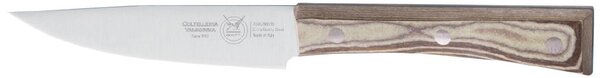 12 cm Wide Hazelnut Colour Steak Knife with Paperstone Handle