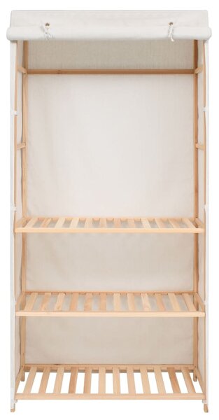 3-Tier Clothes Wardrobe 79x40x170 cm