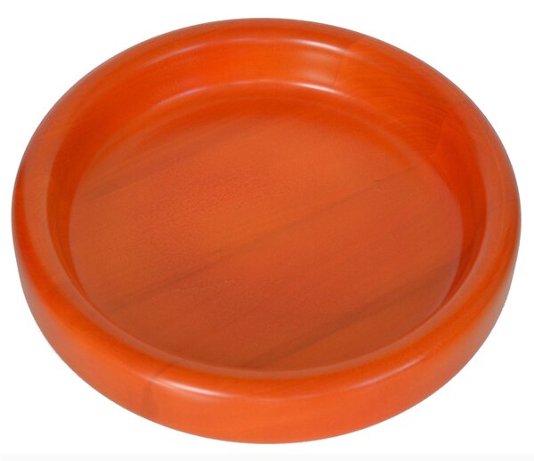 Hand-Turned Solid Wood Bowl Medium � 34xh 6 cm for Fruit Centre or Orange Tray named baslotto